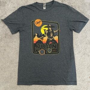 Chuy’s Mexican Food Juan Solo Star Wars Tee Shirt Unisex Size Small Tex Mex